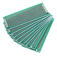 Geekcreit® 10pcs 30x70mm FR 4 2.54Mm Double Side Prototype PCB Printed Circuit Board