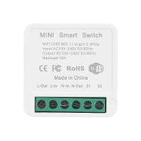 3 Stuks 16A Mini Slimme Wifi DIY schakelaar Ondersteuning voor 2 weg Besturing Slimme Thuistoebehoren Module Werk met Al