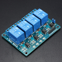 Geekcreit® 5v 4 Channel Relay Module For Arduino Pic Arm Dsp Avr Msp430 Blue