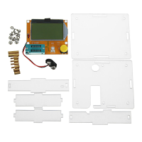 Geekcreit® LCR T4 Mega328 Transistortester Diode Triode Capaciteit ESR meter met schaal