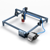 GEEKCREIT & SCULPFUN Opgewaardeerd S9 lasergraveermachine Hogedrukluchthulp met 30L / min luchtpomp in pakket 5W laser m