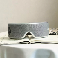 Pangao Smart Fold Eye Massager Multifrequentie 5 modi Trilling Luchtdruk Oogmassager Bluetooth Muziek Constante temperat