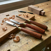 Gekruiste Neushoofn Beitels voof Precisie Schuren Tenon Schoonmaak Gereedschap Beitels voof Moeilijk Bereikbare Gebieden
