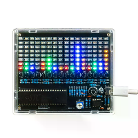Geluidbesturingsmuziekspectrumkit DC5V DIY LED ritme lichtweergave USB audio visueel electronic assemblageproject solder