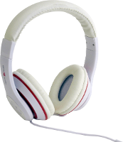 Gembird Los Angeles On Ear koptelefoon Kabel Wit Headset