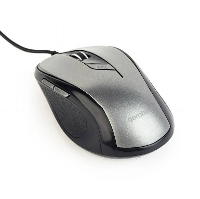 Gembird MUS 6B 01 BG USB muis Optisch Zilver, Zwart