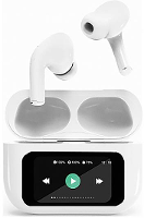 Gembird TWS LCD ANC 01 W In Ear oordopjes HiFi Bluetooth Stereo Wit