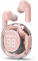 Gembird TWST 01 PK In Ear oordopjes HiFi Bluetooth Stereo Roze