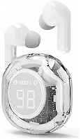 Gembird TWST 01 W In Ear oordopjes HiFi Bluetooth Stereo Wit