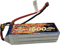 Gens ace LiPo accupack 11.1 V 1600 mAh Aantal cellen: 3 40 C Softcase T stekkersysteem
