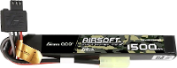 Gens ace LiPo accupack 7.4 V 1500 mAh Aantal cellen: 2 25 C Block Mini Tamiya