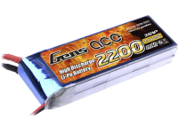 Gens ace LiPo accupack 7.4 V 2200 mAh Aantal cellen: 2 25 C Softcase T stekkersysteem