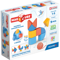 GEOMAG Magicube 3 Shapes Recycled Animals constructiespeelgoed 9 delig