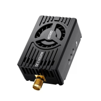 GEPRC MATEN 3.3GHz 5W VTX PRO FPV zender, 48CH, 25/200/1600/5000mW, IRC Tramp, Directe frequentie ingang, CNC aluminium,