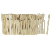 Hapjes/sate prikkers/spiesjes   cocktailprikkers   bamboe hout   100x stuks   9 cm
