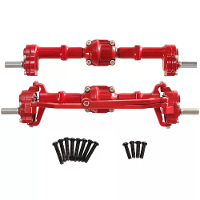 Geüpgrade metalen onderdelen voor voor  en achterdeur, brugas voor MNRC MN82 LC79 MN78 D90 D91 D96 99S 1/12 RC auto's vo