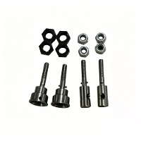 Geüpgraded 7mm Hex Adapter Set voor LDRC 1297 1299 1/12 Rock Crawler Off Road Truck RC Cars Voertuigen Modellen Onderdel