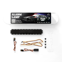 Geüpgraded Koplamp Alarm Lamp LED Politie Dak Kleurrijke Lichten voor SG PINECONE FORSET 1004 1/10 RC Auto's Voertuigen