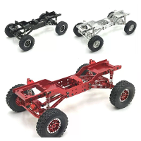 Geüpgraded metalen frame voor  en achterdeurwielas voor MNRC MN78 1/12 RC auto's voertuigen modellen reserveonderdelen a