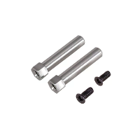 Geüpgraded metalen onderdeel RVS stuuras set voor MJX 14209 14210 H14BM 1/14 RC auto voertuigmodel accessoires