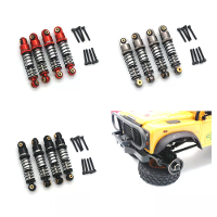 Geüpgraded metalen onderdelen oliegevulde schokdempers demper voor FMS 1/24 FCX24M D90 D110 Range Rover RC auto's voertu