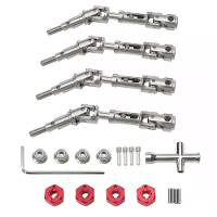 Geüpgraded metalen onderdelen voor voor  en achter CVD aandrijfasmoeren set voor MJX 14211 HYPER GO 1/14 RC auto voertui