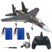 Geüpgraded QF009 SU 35 Jager Borstelloze Versie 375mm Vleugelspanwijdte 2.4GHz 4CH 3D/6D Verwisselbare 6 assige Gyro EPP