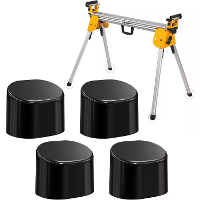 Geüpgraded vervangende pootvoeten voor Dewalt DWX723 DWX724 DWX725 verstekszaaistandaard Hoge kwaliteit rubberen verdikt