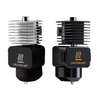 Geüpgradede hotend assemblage voor Bambu Lab A1 A1 Mini H2D gehardstaal nozzle met hoge doorvoer, vervuilingsbestendig,