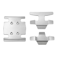 Geüpgradede metalen accessoires 304 chassisbeveiligingsset voor MJX H18P 16212 16213 16218 RC auto voertuigmodellen Rese