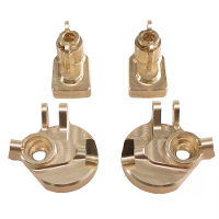 Geupgrade metalen accessoires messing vooras stuurcup + achteras cup voor MJX 1/12 H12Y H12Y+ RC auto voertuigmodellen r