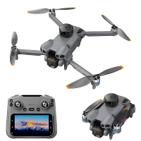 GGIRC G500 GPS 5G Repeater 1KM FPV met 4,5 inch LCD scherm Controller 720P HD dual camera servo gimbal 360° obstakelverm