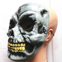 Ghost Head Mask With Tricky Eyes Halloween Props