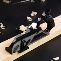 Gietijzeren Handdekast Houtbewerking Planer T12 Staalmes CNC Gefreesde Basis Verstelbare Zaand/ Rand Smoother Blokk Plan