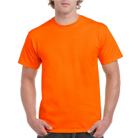 Fel oranje shirt voor volwassenen