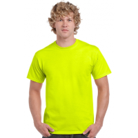 Neon fluor geel T shirt   reflecterend   heren   katoen/polyester   normal fit