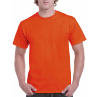Oranje katoenen shirt voor volwassenen