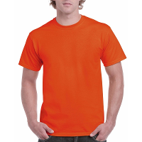 T shirts oranje   heren   200gr kwaliteit   basic shirts   katoen   korte mouwen