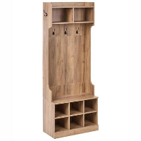 GINDAGAI   Schoenenkast   Lichtbruin   Hout