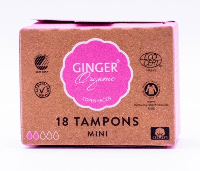 Ginger Organic Tampons Mini