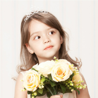 Girls Rhinestone Princess Hair Band Crown Headband Tiara