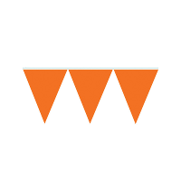 Oranje vlaggenlijn 5 meter