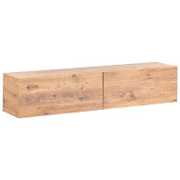 GLADSTONE   Wandgemonteerd TV meubel   Bruin   140 cm   Vezelplaat