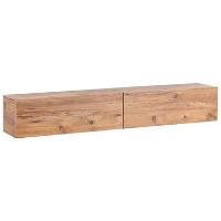 GLADSTONE   Wandgemonteerd TV meubel   Bruin   180 cm   Vezelplaat