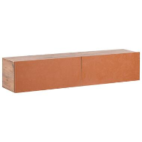 GLADSTONE   Wandgemonteerd TV meubel   Rood   140 cm   Vezelplaat