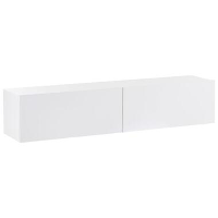 GLADSTONE   Wandgemonteerd TV meubel   Wit   140 cm   Vezelplaat