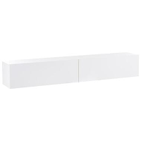 GLADSTONE   Wandgemonteerd TV meubel   Wit   180 cm   Vezelplaat
