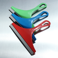 Glass Cleaner Rubber Wiper Window Squeegee Double Blade Shower