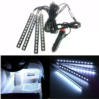 GLIME 12V 48LED 5050smd Auto Decoratieve Sfeerverlichting Strips SUV Interieur Voetruimte Neon Lamp