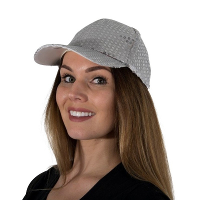 Glitter pailletten disco baseball cap/ petje   Zilver   Dames   Verkleed/ carnaval accessoires